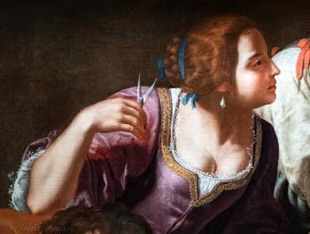 Artemisia Gentileschi, Samson et Dalila, Gallerie d'Italia Zevallos à Naples en Italie