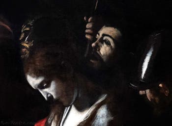 Caravage, Le Martyre de sainte Ursule et autoportrait de Caravage, Gallerie d'Italia Zevallos à Naples en Italie