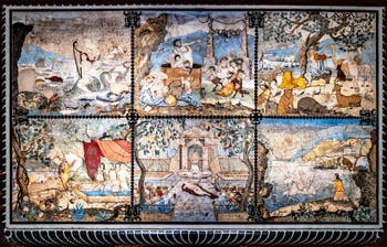 Table avec des scènes mythologiques, Gallerie d'Italia Zevallos à Naples en Italie