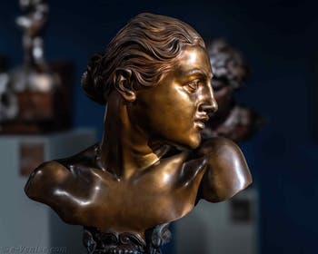 Vincenzo Gemito, Buste d'une jeune Napolitaine, Gallerie d'Italia Zevallos à Naples en Italie