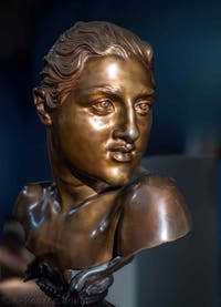 Vincenzo Gemito, Buste d'une jeune Napolitaine, Gallerie d'Italia Zevallos à Naples en Italie