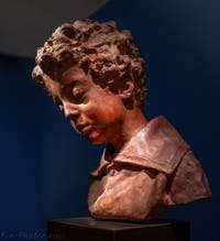 Vincenzo Gemito, Portrait de Guido Marvasi, Gallerie d'Italia Zevallos à Naples en Italie