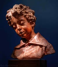 Vincenzo Gemito, Portrait de Guido Marvasi, Gallerie d'Italia Zevallos à Naples en Italie
