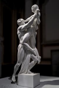 Jago, Ajax et Cassandre, musée Jago à Naples en Italie