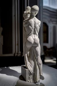 Jago, Ajax et Cassandre, musée Jago à Naples en Italie