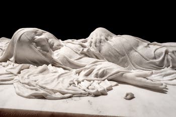 Jago, Le Fils Voilé, chapelle dei Bianchi, basilique San Severo fuori le mura à Naples en Italie