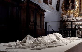 Jago, Le Fils Voilé, chapelle dei Bianchi, basilique San Severo fuori le mura à Naples en Italie