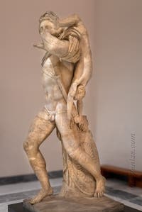Achille et Troïlus, Collection Farnèse, musée archéologique de Naples en Italie