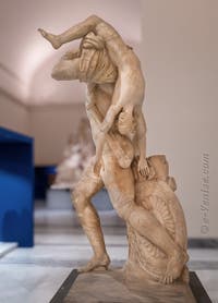 Achille et Troïlus, Collection Farnèse, musée archéologique de Naples en Italie