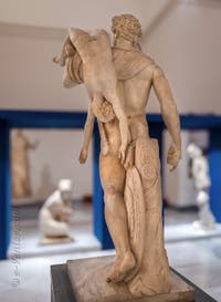 Achille et Troïlus, Collection Farnèse, musée archéologique de Naples en Italie