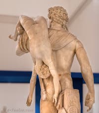 Achille et Troïlus, Collection Farnèse, musée archéologique de Naples en Italie