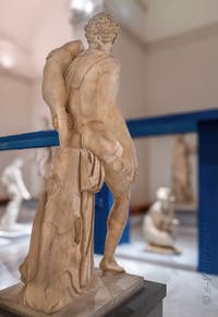 Achille et Troïlus, Collection Farnèse, musée archéologique de Naples en Italie