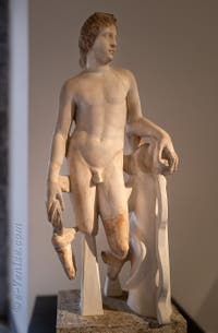 Apollon Hélios, Temple de Mercure, Baia, musée archéologique de Naples en Italie