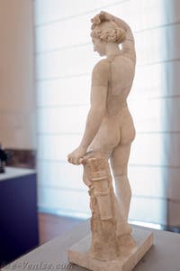 Apollon Hermaphrodite avec un carquois, Pompéi, musée archéologique de Naples en Italie