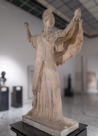 Athéna Promachos, villa des Papyrus, Herculanum, musée archéologique de Naples en Italie