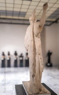 Athéna Promachos, villa des Papyrus, Herculanum, musée archéologique de Naples en Italie