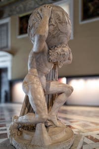 Atlas, Collection Farnèse, musée archéologique de Naples en Italie