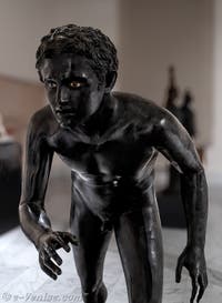 Coureurs, Villa des Papyrus, Herculanum, musée archéologique de Naples en Italie