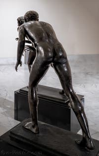 Coureurs, Villa des Papyrus, Herculanum, musée archéologique de Naples en Italie