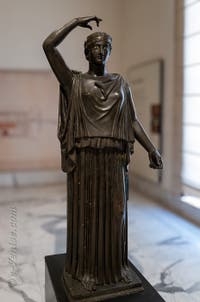 Danaïde, Villa des Papyrus, Herculanum, musée archéologique de Naples en Italie