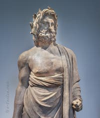 Asclépios, Temple d'Esculape, Pompéi, musée archéologique de Naples en Italie