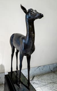Faon, Villa des Papyrus, Herculanum, musée archéologique de Naples en Italie