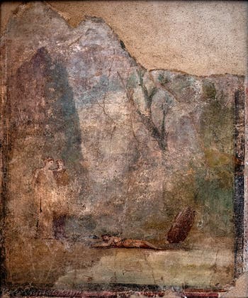 Fresque Dédale et Icare, Pompéi, Musée Archéologique de Naples