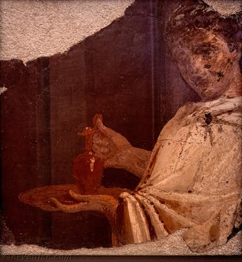 Fresque Jeune Camillus, Herculanum, Musée Archéologique de Naples