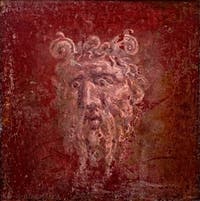 Fresque Zeus Ammon, Stabiae, Villa Arianna, Musée Archéologique de Naples