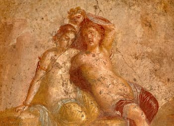 Fresque Persée et Andromède, Pompéi, Casa dei Capitelli Colorati, Musée Archéologique de Naples