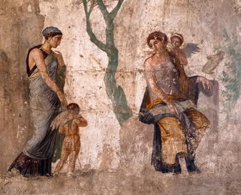 Punition d'Éros, Pompéi, Casa dell'Amore punito