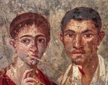 Fresque Terentius Neo et sa femme, Pompéi, Casa di Terentius Neo, Musée Archéologique de Naples