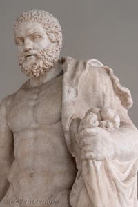 Hermès d'Hercule, Collection Farnèse, musée archéologique de Naples en Italie