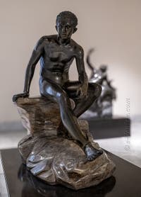 Hermès au repos, Villa des Papyrus, Herculanum, musée archéologique de Naples en Italie