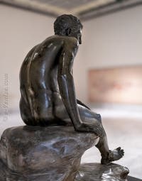 Hermès au repos, Villa des Papyrus, Herculanum, musée archéologique de Naples en Italie