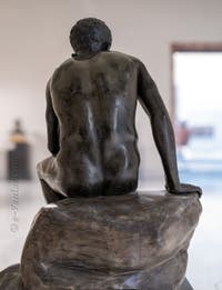 Hermès au repos, Villa des Papyrus, Herculanum, musée archéologique de Naples en Italie