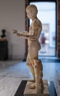 Jeune garçon, Villa des Papyrus, Herculanum, musée archéologique de Naples en Italie