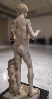 Jeune garçon, Villa des Papyrus, Herculanum, musée archéologique de Naples en Italie