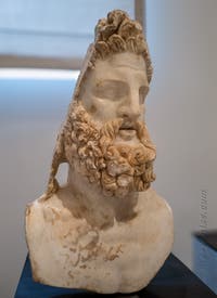 Jupiter type Otricoli, Capitolium, Pompéi, musée archéologique de Naples en Italie