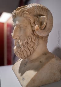 Hermès de Zeus-Ammon, Herculanum, musée archéologique de Naples en Italie