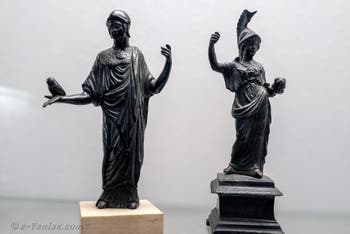Statues de Minerve, Herculanum, musée archéologique de Naples en Italie