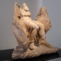 Néréide sur un hippocampe, Formia, musée archéologique de Naples en Italie