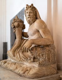 Océan avec une corne d'abondance, Collection Farnèse, musée archéologique de Naples en Italie
