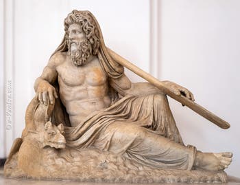 Océan avec un dragon des mers, Collection Farnèse, musée archéologique de Naples en Italie