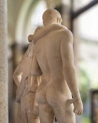 Oreste et Électre, Temple de Sérapis, Pozzuoli, musée archéologique de Naples en Italie