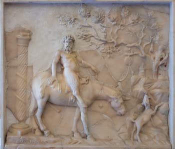 Le dieu Pan sur un mulet en érection, Cabinet érotique,  Musée Archéologique de Naples