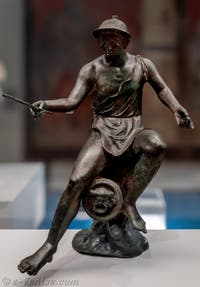 Pêcheur, Casa della Fontana Piccola, Pompéi, musée archéologique de Naples en Italie