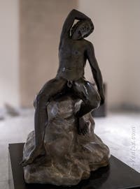 Satyre endormi, Villa des Papyrus, Herculanum, musée archéologique de Naples en Italie