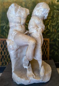Satyre saissant une nymphe, Pollena Trocchia, Cabinet érotique, Musée Archéologique de Naples