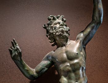 Satyre dansant, Casa del Fauno, Pompéi, musée archéologique de Naples en Italie